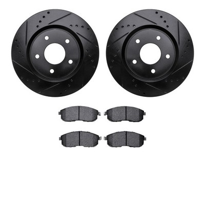 Dynamite Friction Disc Brake Kit for 2007-2012 Nissan Sentra 8602-67006