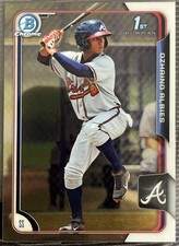 OZHAINO OZZIE ALBIES RC 2015 Bowman Chrome #BCP71 1st Bowman Braves ⚾️🪓🌟
