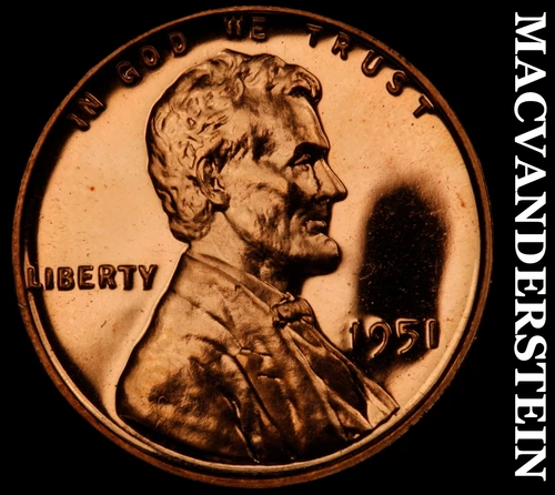 1951 Lincoln Wheat Cent- Choice Gem Proof Luster No Reserve #J2008