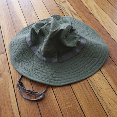 Patagonia Fly Fishing Safari Boonie Bucket Sun Hat Mens Large Alpha Green Mars