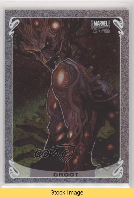 2018 Upper Deck Marvel Masterpieces Holofoil Groot #11 READ 02hk