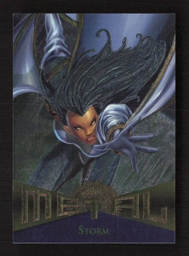 Storm 1995 Metal Marvel #119 MCU Comic Card