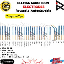 Ellman Surgitron Cautery Electrodes Sets Tungsten Tips Autoclavable-Reusable Tip