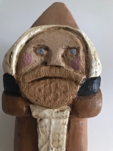 ViNtAgE Handmade Primitive Wooden Carved Santa Folk Art - Ted & Reb Nichols RARE - Picture 8 of 10