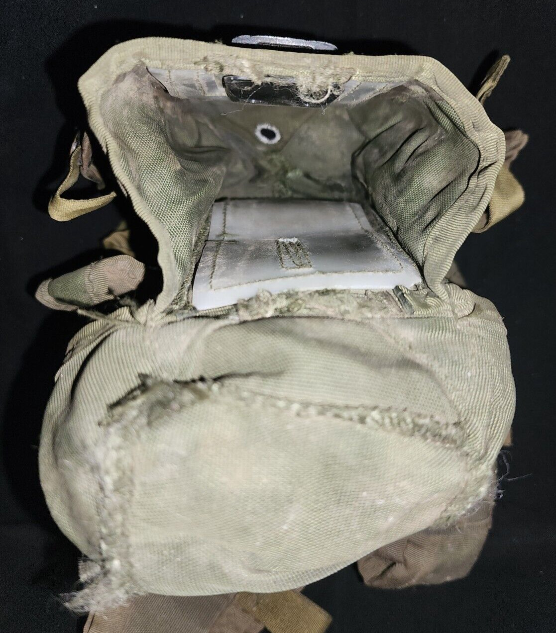 Military Issue ALICE LC-1 Small Arms Ammunition Pouch w/ ALICE Clips