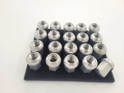 Kugelbund Muttern 20x Aluminium Radmuttern Schwarz Für Porsche 911, 914, 924, 928, 944, 993 - M14x1,5 Kugelbund Originalersatz Radmuttern
