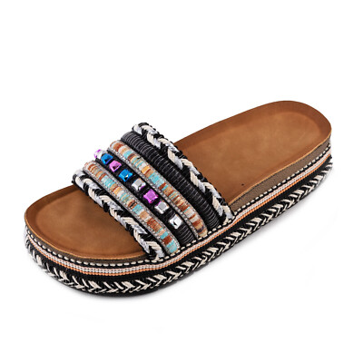 Sandalen Frau Komfortabel Sommer Hausschuhe Anti-rutsch Stachel TooCool L-128