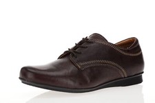 Taos Ideal 235860 Women's chocolate brown leather oxfords sz. 6-6.5 M EU37
