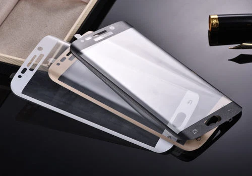 全曲面彩色钢化玻璃屏幕保护膜三星 Galaxy Plus S7 S8 S9 — 第 3/4 张图片