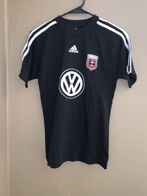 DC United MLS Soccer Adidas Volkswagen T Shirt Size M (10-12) | eBay