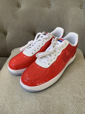 Nike Air Force 1 Low 1989 NBA Finals Detroit Pistons Red White CI9882-600 Sz 12 | eBay