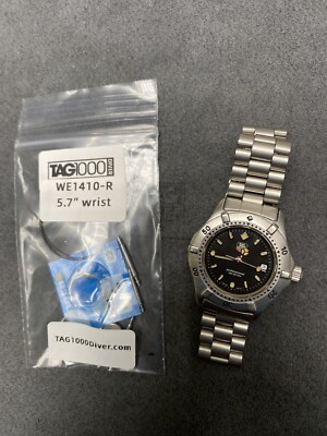 Tag Heuer 27mm Ladies Professional 2000 Series Black Dial Watch! Ref: WE1410-R! s-l1200.jpg main image 4