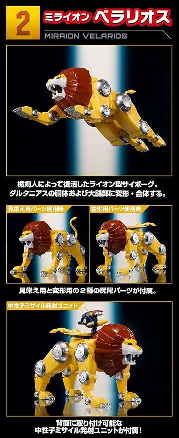 Mirai Robo DALTANIOUS Cross Set SMP Shokugan Model kit Bandai