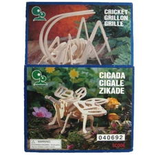 2 IQ Assembling Products Series Cricket Cicada 3D Puzzle Kits New SC003 SC006