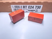 2PCS RTE24730 1-1393243-8 TYCO Power PCB Relay RT2 230VAC DPDT 8A 250VAC 8-Pin