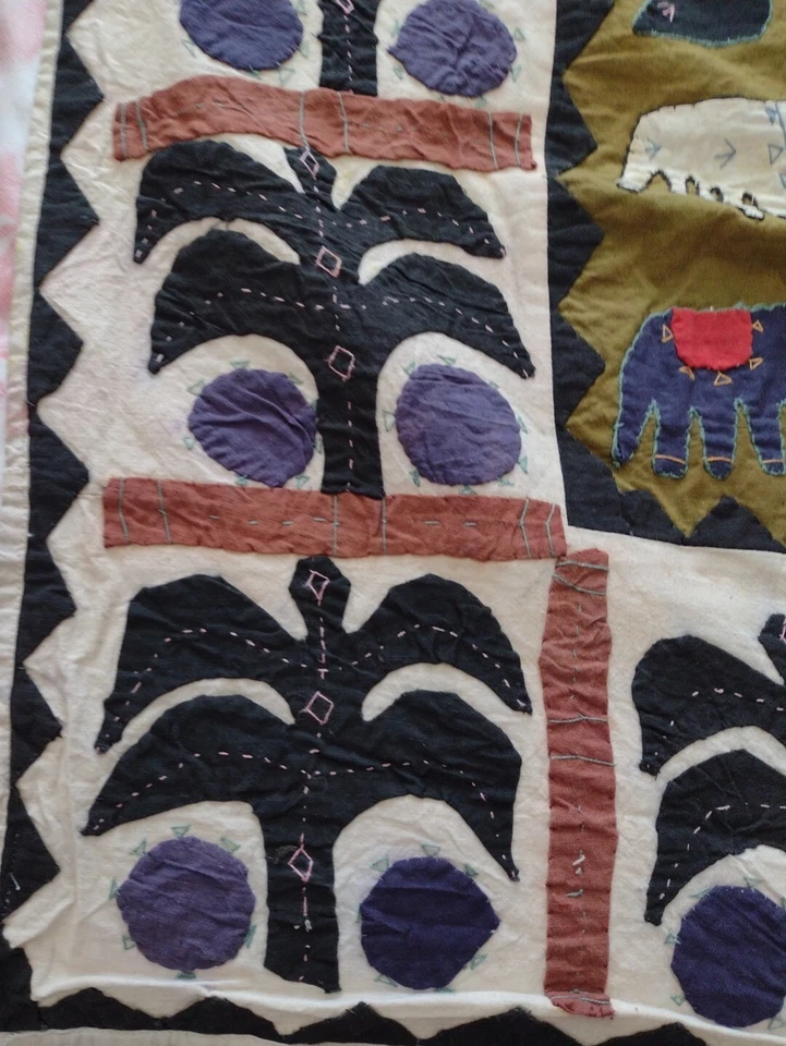  Животное тема лоскутное одеяло/накидка многоцветный 47 x 47 - Изображение 3 из 4