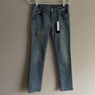 DL1961 Wmn 26 Light Wash Angel Mid-Rise Skinny Ankle DL Pro 360 Comfort Jean NWT