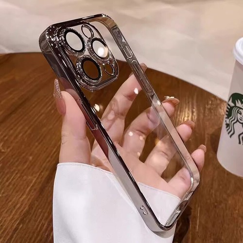 Soft Shockproof Case Cover Clear Plating For iPhone 15 14 13 Pro Max 13 12 Mini - Picture 30 of 31