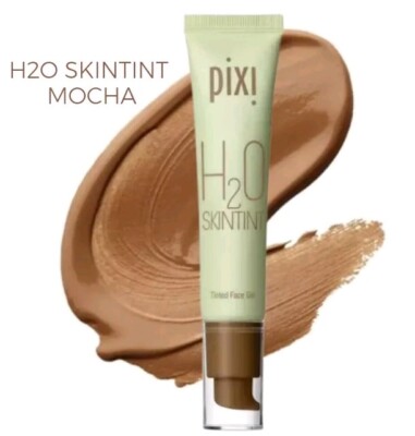 Pixi by Petra H2O SkinTint Tinted Face Gel Foundation No 5 Mocha Dark Tan Brown