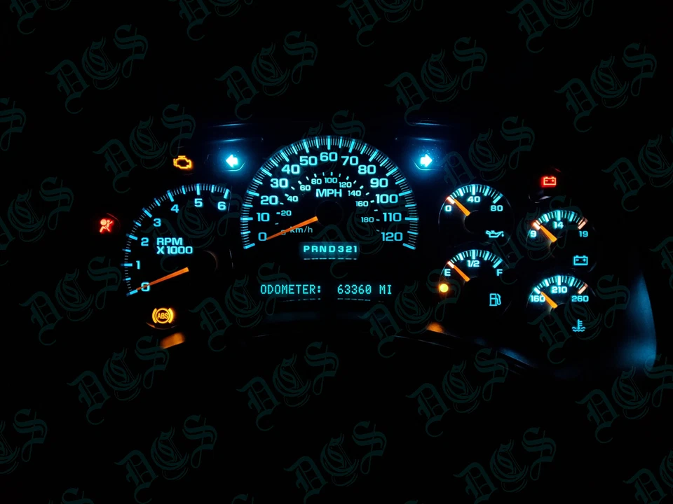 03-06 ICE BLUE WHOLE TRUCK LED UPGRADE KIT SILVERADO SUBURBAN TAHOE ESCALADE H2 - Image 2 of 4