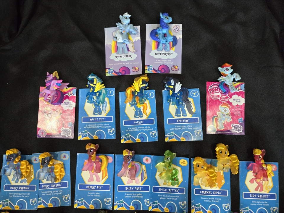 Lote de 57 mini figuras bolsa ciega My Little Pony G4 con tarjetas y duplicados 2010-12 Foto 2 de 4