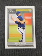 2022 PANINI THREE AND TWO AARON ASHBY ROOKIE RC 54/99 CARD #140 BREWERS