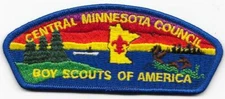 Central Minnesota Council Strip S3 Plastic Back CSP SAP Boy Scout of America BSA
