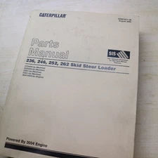 CAT CATERPILLAR 236 246 252 262 SKID STEER LOADER Spare Parts Manual Book 2002