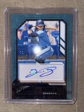 Bo Bichette 2021 Panini Chronicles Playbook  auto /50  Blue Jays SP