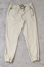 Tony HAWK Beige Khaki Pull-On Drawstring Waist Outdoor Hiking Pants; Boy Size M
