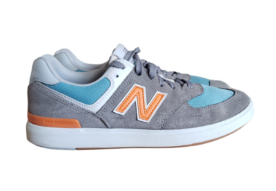 New Balance All Coast Shoe\'s Men\'s Sneakers AM574PGO (Grey/Orange) Size 8 2E New Balance All Coast Shoe main image 2