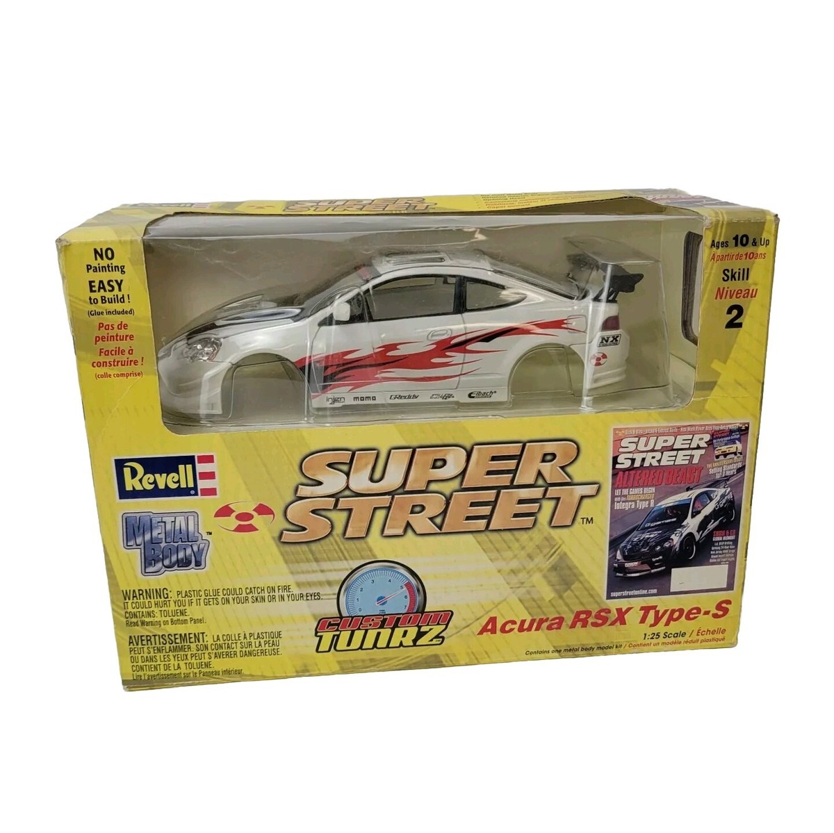 スーパーディオ　LEXUS RSX TypeS URA エアコン シンメトリカルAWD カービィ痛車 Super Street Acura RSX Type S Revell 1:25 Model Kit 85-1547 Sealed