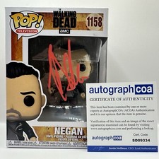 Jeffrey Dean Morgan “THE WALKING DEAD” Negan 1158 Signed Funko Pop ACOA