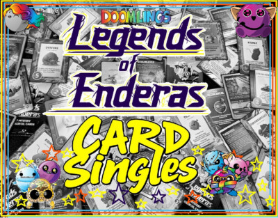 Doomlings Legends of Enderas Card FOIL Singles - You pick -  All Cards & Secrets