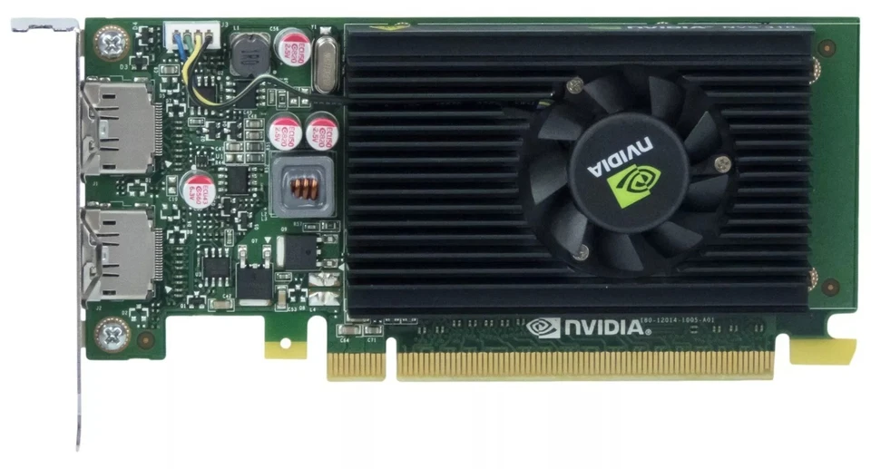 Nvidia Quadro NVS310 1GB DDR3 Low Profile PCI-Express Graphics Card Dual Display - Image 3 of 3