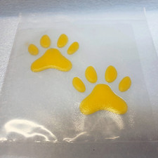 Bass Cat Print Dome Decal