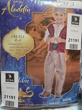 Disney Aladdin Halloween Costume Kids Small 4-6