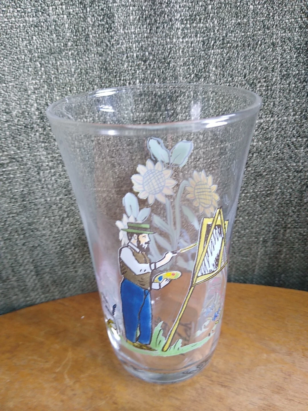 MOLLY HATCH Anthropologie ARTIST Juice GLASS Joie de Vivre Sunflower new unused