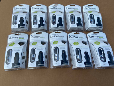 Lot of 10 Monster iCarPlay Wireless Plus FM transmitter for Apple 30-pin NEW