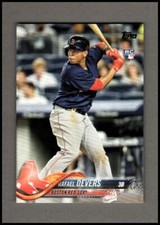 2018 Topps Base Set Photo Variations #18C Rafael Devers Brown bat RETAIL FACTORY
