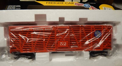 K-LINE 6-26629 RINGLING BROS STOCK CAR #52 NEW IN BOX O SCALE LQQK