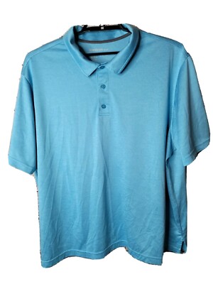 Reebok Golf Men's Blue Polo Shirt Size 3xl XXXL Active t61