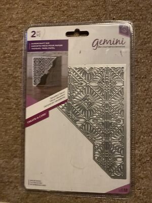 Gemini Decadent Decor Create a Card 3 Concepts Cut In Gatefold  Cut Edge All New