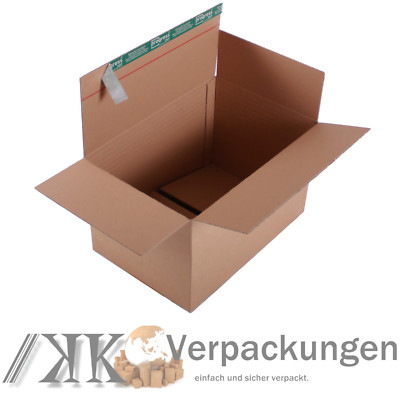 50 System-Versand-Transportkartons  460x310x300 - 210 mm Kartons Selbstklebend
