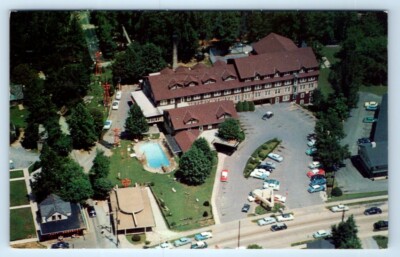 Aerial View New Gatlinburg Inn TENESSEE USA Postcard