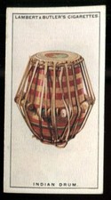 Lambert Butler, INTERESTING MUSICAL INSTRUMENTS, 1929, Indian Drum, #11