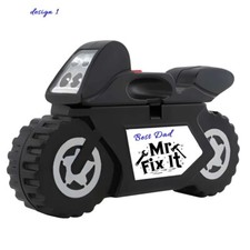 Personalised  Motorcycle Bike Shaped Tool Kit Set with Torch LED Gift pressie