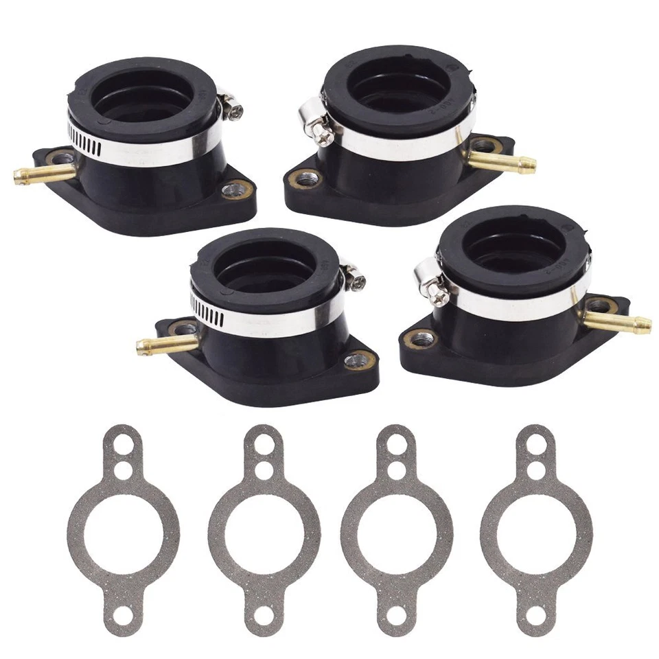 For Yamaha Maxim XJ550 Seca XJ550R 1981-1983 Carburetor Intake Manifold Boot Set - Image 2 of 4