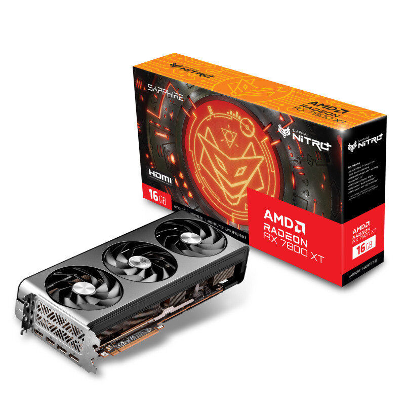 Sapphire AMD Radeon RX 7800 XT NITRO + Graphics Card for Sapphire AMD Radeon RX 7800 XT NITRO + Graphics Card for