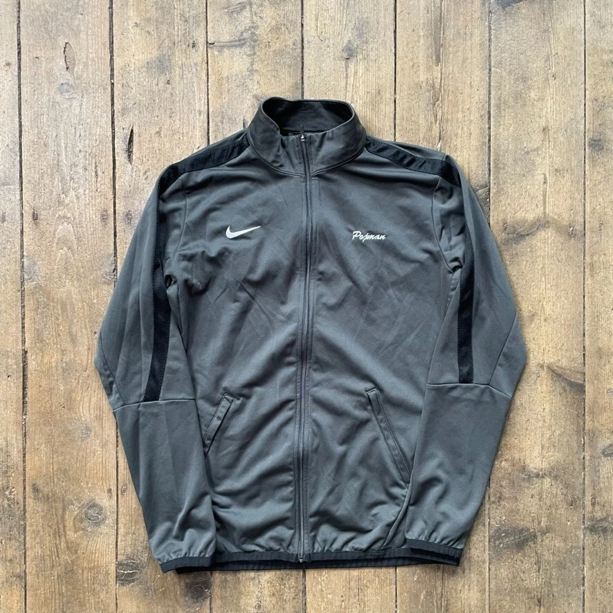 Nike grey track jacket sale